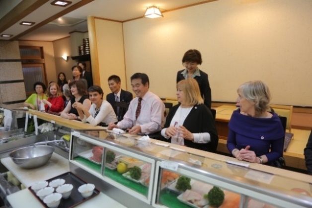 公式夕食会の様子 公式夕食会の様子