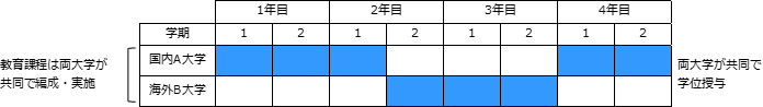 履修モデル(学部段階)